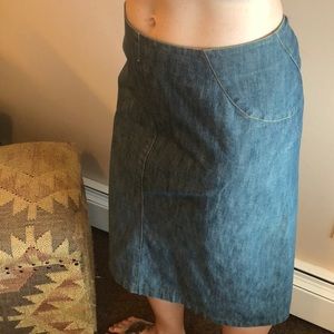 Japanese denim A line skirt